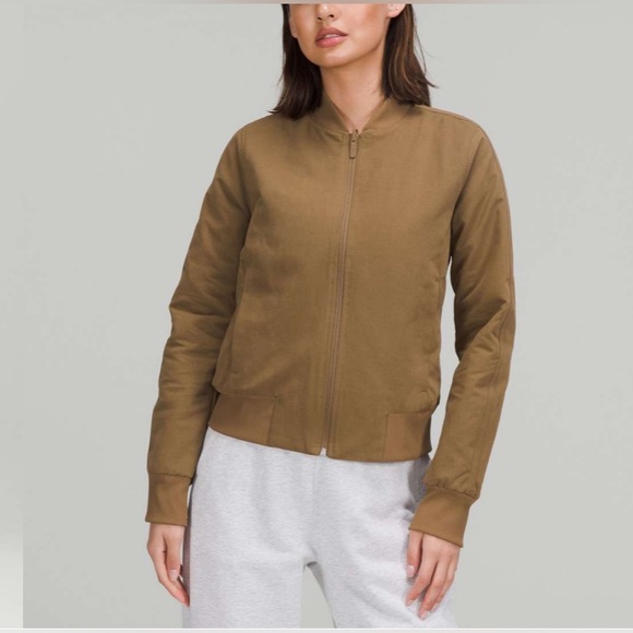 🍋 Lululemon Non-Stop Cotton Bomber Jacket, NWT - Picture 5 of 12